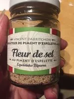 Mängden socker i Fleur de sel au piment d'espelette
