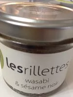 Mängden socker i Les rillettes wasabi & sésame noir