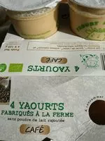 Mängden socker i Yaourts sans poudre de lait ajouté café