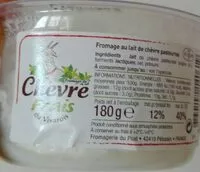 Mängden socker i Fromage au lait de chèvre pasteurisé