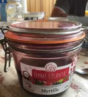 Mängden socker i Fruits au sirop myrtille