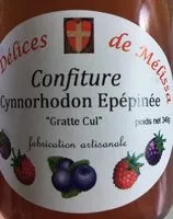 Mängden socker i Confiture de Cynnorhodon épépinée "gratte cul"