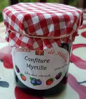 Mängden socker i Confiture de myrtille