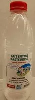 Mängden socker i Lait entier pasteurisé
