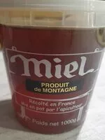 Mängden socker i Miel produit de montagne