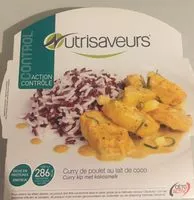 Mängden socker i Curry de poulet au lait de coco