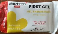Mängden socker i First Gel saveur Orange