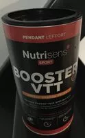 Mängden socker i Booster VTT saveur orange - pêche