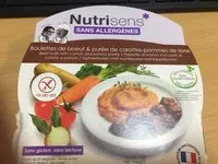 Mängden socker i Boulettes de boeuf puree patate/carotte