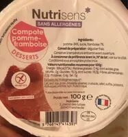 Mängden socker i Compote Pomme Framboise