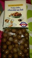 Mängden socker i Petites billes au chocolat au lait