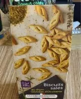 Mängden socker i Biscuit salés au thym sauvage d’Occitanie