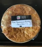 Mängden socker i Tourte Vigneronne au Riesling pâte pure beurre