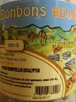 Mängden socker i Pain d'épices pur miel du Jura