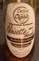 Mängden socker i Sirop Noisette chocolat
