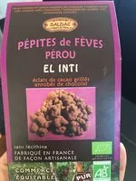 Mängden socker i Pépites de fèves Pérou, el inti