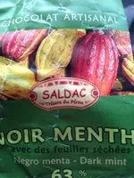 Mängden socker i Chocolat saldac bio