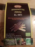 Mängden socker i Bananettes - Chocolat El Inti