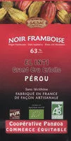 Mängden socker i Noir Framboise