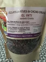 Mängden socker i Eclats de fèves de cacao crues