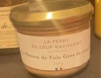 Mängden socker i La mousse de foie gras de canard