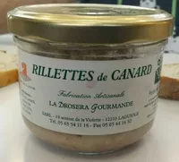Mängden socker i Rillettes de Canard