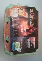 Mängden socker i Les œufs d'ici, Œufs plein air sans ogm, 6