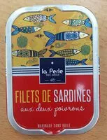 Mängden socker i Filets de sardines sans huile aux 2 poivrons