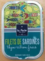 Mängden socker i Filets De Sardines Sans Huile Au Thym Et Citron