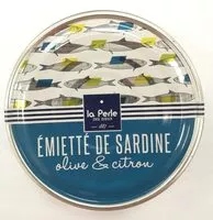 Mängden socker i Émietté de sardines olive et citron