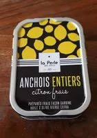 Mängden socker i Anchois entiers citron frais