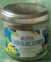 Mängden socker i Rillette thon blanc citron vert gingembre