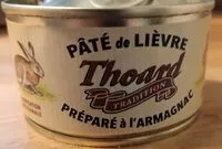 Mängden socker i Pâté de lièvre