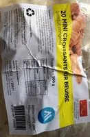 Mängden socker i Croissant pur beurre