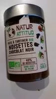 Mängden socker i Pâte à tartiner bio noisettes chocolat noir