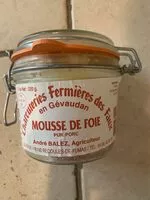 Mängden socker i Mousse de foie pur porc