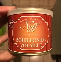 Mängden socker i Bouillon de volaille