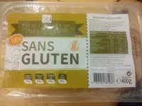 Mängden socker i Pain blanc sans gluten