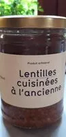 Mängden socker i Lentilles cuisinées à l'ancienne