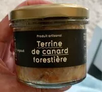Mängden socker i Terrine de canard forestiere