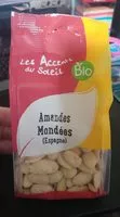 Mängden socker i Amandes Blanches Mondees Espagne