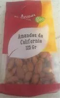 Mängden socker i Amandes de Californie