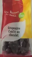 Gingembre confit chocolat
