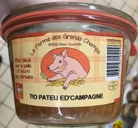 Mängden socker i Tio Pateu ed'Campagne