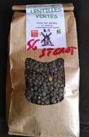 Mängden socker i Lentilles vertes