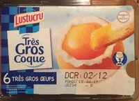 Mängden socker i Stucru Œufs très gros coque 6