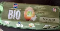 Mängden socker i 12 Oeufs frais bio