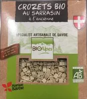 Mängden socker i Crozets bio au sarrazin à l'ancienne