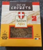 Mängden socker i Duo de crozets saveur des Alpes