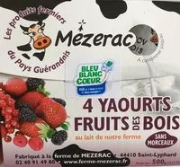 Mängden socker i 4 yaourts fruits des bois